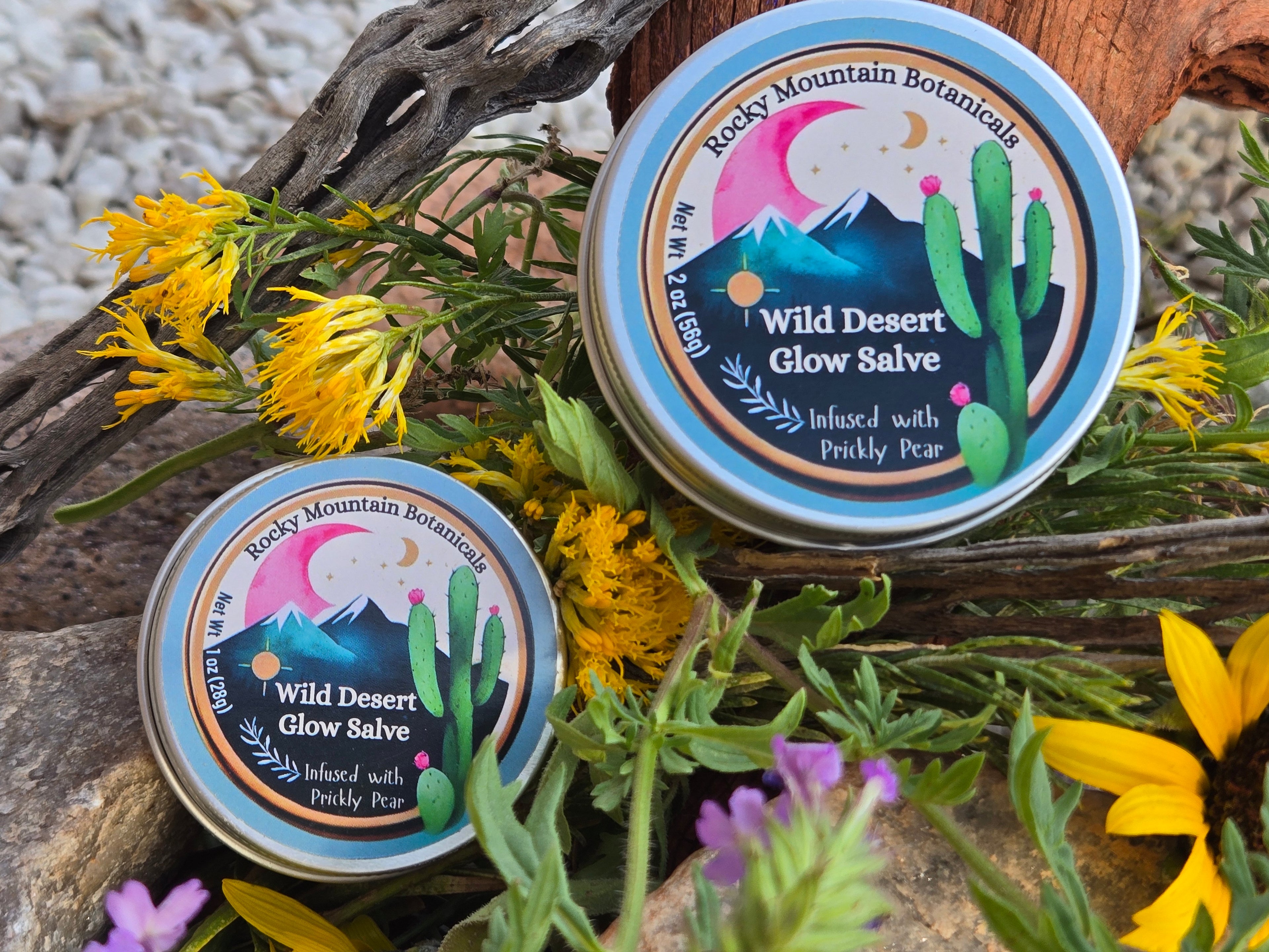 Desert Glow Ranch OG salve original formula with ALL natural, organic, wild foraged ingredients from the Rocky Mountains In CO