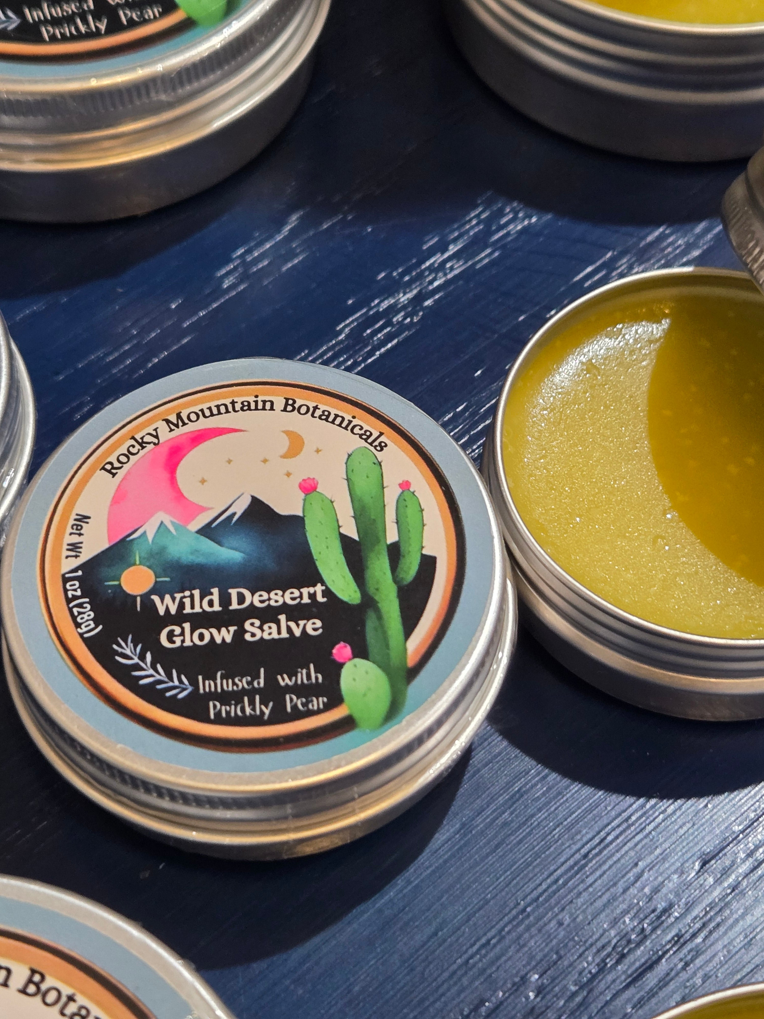 "OG Wild Desert Glow Salve handcrafted in Colorado with Rocky Mountain botanicals"